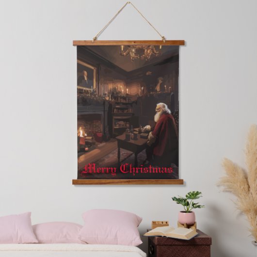 Santa's Cosy Nook Hangend Wandkleed (Slaapkamer)