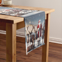 Santa's Crew: Father Christmas poseert rendieren