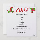 Santa's Day Off - SRF Kaart (Achterkant)