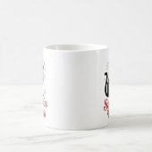 Santa's Divacatje Kerstkat voor haar Koffiemok (Center)