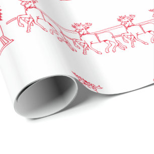 SANTAS DODEN verpakkend document Cadeaupapier
