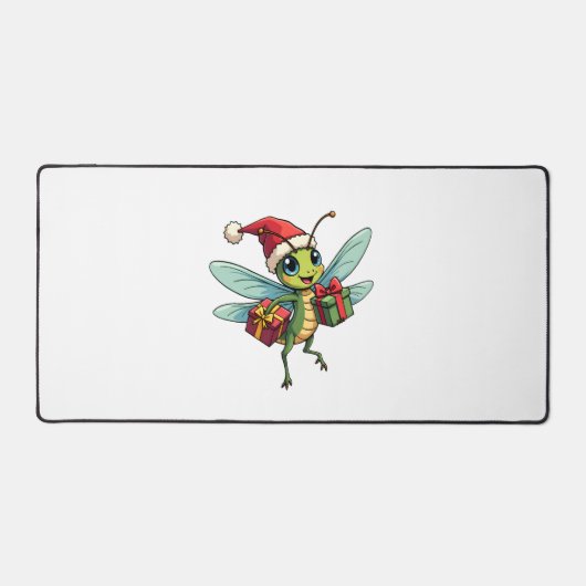 Santa's Dragonfly Helper Bureaumat (Voorkant)