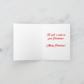 Santa's Early Gift - Een Hole-in-One Kerstmis Kaart (Binnen)