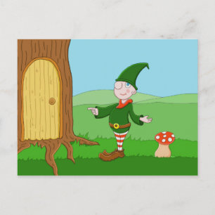 Santa's Elf Feestdagenkaart