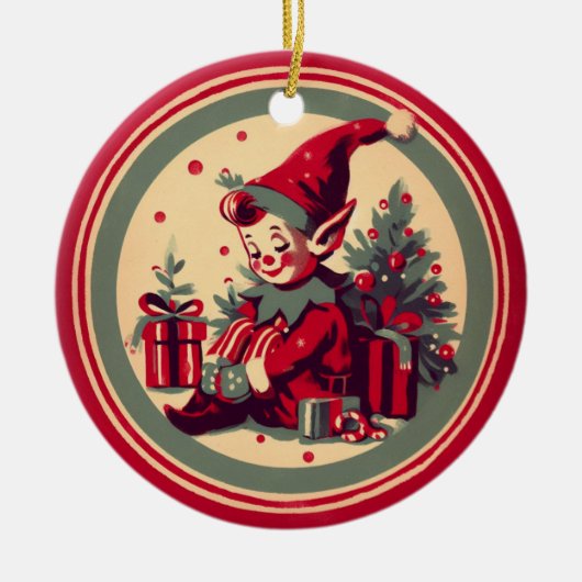 Santa's Elf  Ornament (Voorkant)