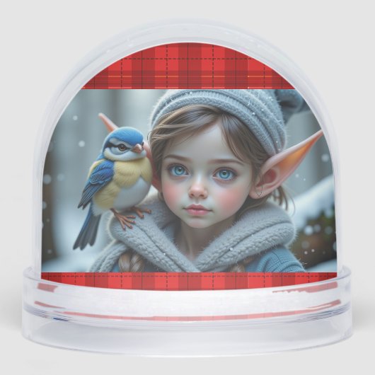 Santa's Elf with a blue bird (Avant)