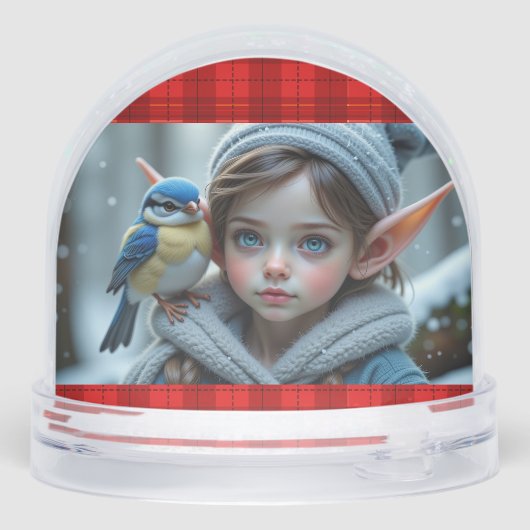 Santa's Elf with a blue bird (Arrière)