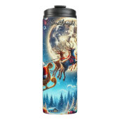 Santa's Epic Moonlit Journey Thermosbeker (Voorkant)