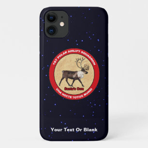 Santa's Ewn - 1e Polar Airlift Squadron iPhone 11 Hoesje