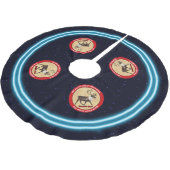 Santa's Ewn - 1e Polar Airlift Squadron Kerstboom Rok (Gekanteld)