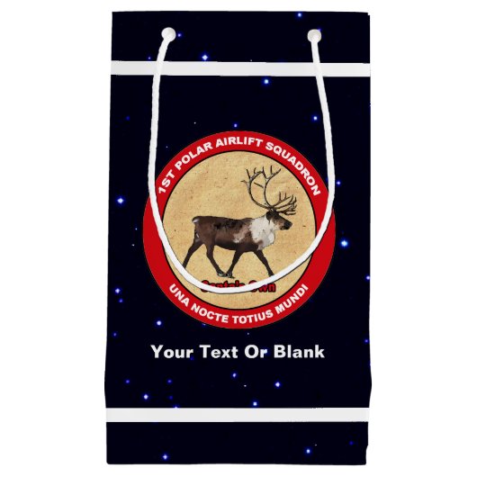 Santa's Ewn - 1e Polar Airlift Squadron Klein Cadeauzakje (Voorkant)