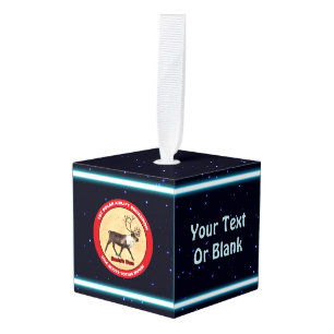 Santa's Ewn - 1e Polar Airlift Squadron Kubus Ornament