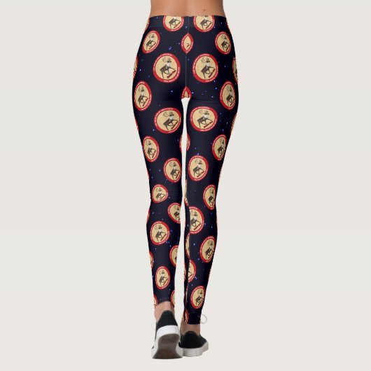 Santa's Ewn - 1e Polar Airlift Squadron Leggings (Achterkant)