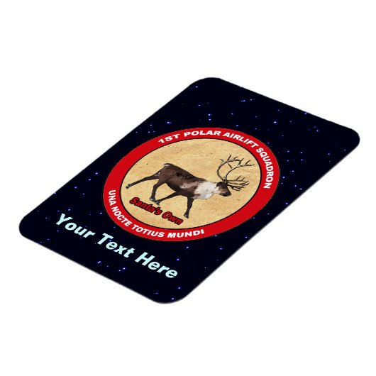 Santa's Ewn - 1e Polar Airlift Squadron Magneet (Linkerzijde)