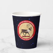 Santa's Ewn - 1e Polar Airlift Squadron Paper Cup Papieren Bekers (Voorkant)