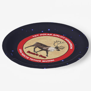 Santa's Ewn - 1e Polar Airlift Squadron Papieren Bordje