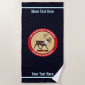 Santa's Ewn - 1e Polar Airlift Squadron Strandlaken (Voorkant)