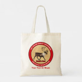 Santa's Ewn - 1e Polar Airlift Squadron Tote Bag (Achterkant)