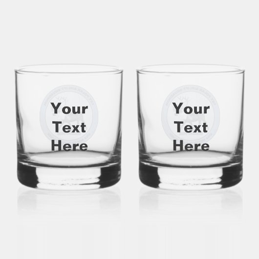 Santa's Ewn - 1e Polar Airlift Squadron Whisky Glas (Achterkant)