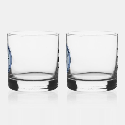 Santa's Ewn - 1e Polar Airlift Squadron Whisky Glas (Links)