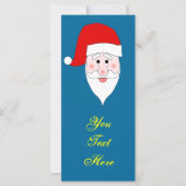 Santa's Face Bladwijzer Sjabloon (Voorkant)