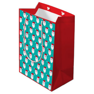 Santa's Face Medium Cadeauzakje