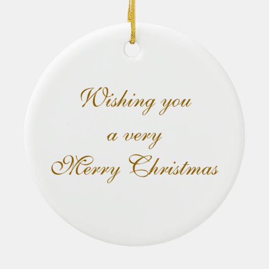 Santa's Face Ornament (Achterkant)