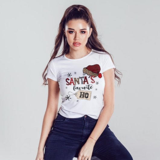 Santas favori ho - Funny Christmas Tshirt