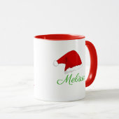 Santas Favorient Nurse mignonne Christmas Mug (Devant droit)