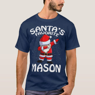 Santas Favoriet Mason Kerstmis T-shirt