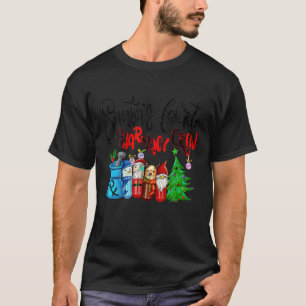 Santas Favoriete Apotheek Crew Kerstmis Pillen Tea T-shirt