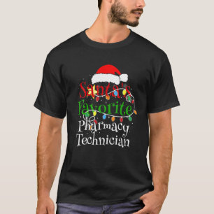 Santa's favoriete apothekertechnicus kerstSan T-shirt