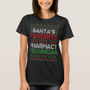 Santa's favoriete apothekertechnicus Ugly Christma T-shirt