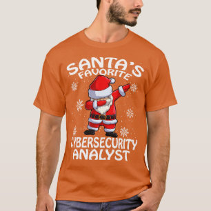Santas Favoriete Cybersecurity Analist Kerstmis T-shirt