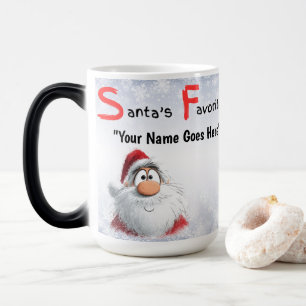 Santa's favoriete gepersonaliseerde Kinder kerst M Magische Mok