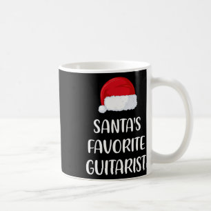 Santas Favoriete gitarist Christmas Fun Guitar Gif Koffiemok
