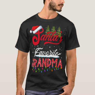 Santa's favoriete Grandma Family Matching Group Ch T-shirt