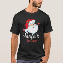 Santa's favoriete grappige T-shirt voor Kerstmis