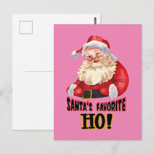Santa's favoriete Ho Briefkaart