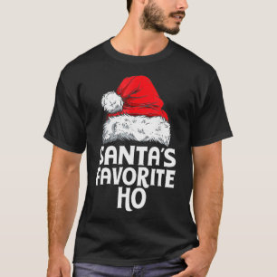 Santa's favoriete Ho Funny-kerstpajama Santa H T-shirt