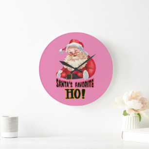 Santa's favoriete Ho Grote Klok
