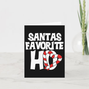 Santas Favoriete Ho  Kaart