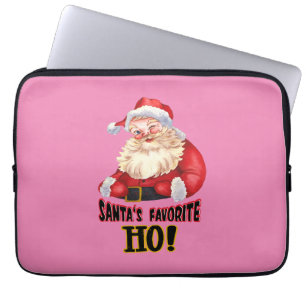 Santa's favoriete Ho Laptop Sleeve