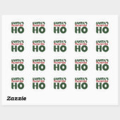 Santas Favoriete HO Ronde Sticker (Vel)