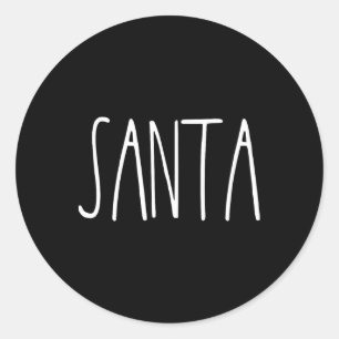 Santas Favoriete Ho Santa Voor Mannen Koppels Kers Ronde Sticker