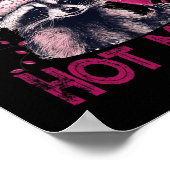 Santa's Favoriete Hot Mess Kerstmis Grappige Wasbe Poster (Hoek)