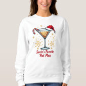 Santa's favoriete Hot Mess Sweatshirt (Voorkant)