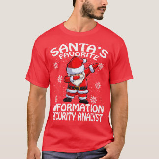Santas Favoriete Informatie Beveiliging Analist Ch T-shirt