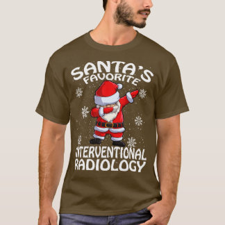 Santas Favoriete Interventionele Radiologie Kerstm T-shirt
