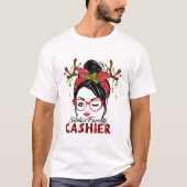 Santa's favoriete kassierbericht met kerstmis t-shirt (Voorkant)
